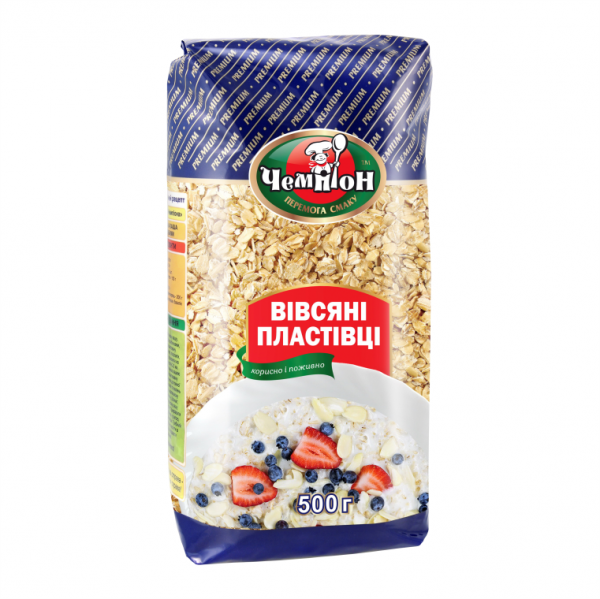 Пластівці вівсяні ЧЕМПІОН, 500 г